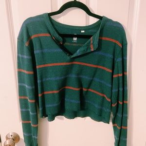 crop top long sleeve